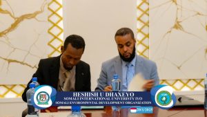 Exciting news! Today, the MoU Agreement was signed between SIU University and SEDO Organization. This partnership agreement aims to tackle climate change challenges in Somalia through collaborative projects, community engagement, and the establishment of a coastal plant conservation center the coming future. 🌍🤝 #ClimateAction #Partnership #SustainableDevelopment
